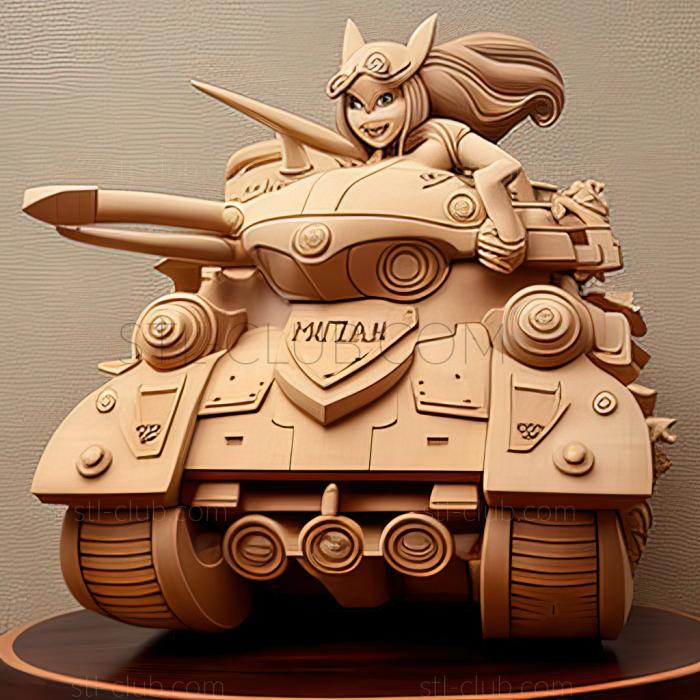 3D мадэль Танки для воспоминаний Miltank of the Maid Caf (STL)